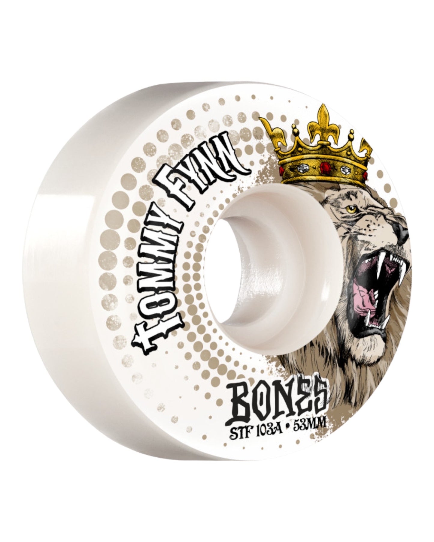 BONES PRO STF Skateboard Wheels Fynn Lion Heart 53 V1 103A 4pk