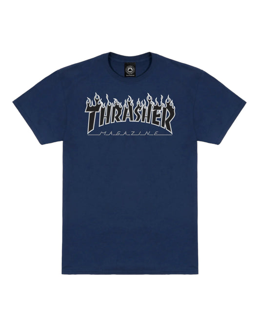 Thrasher T Shirt Flame