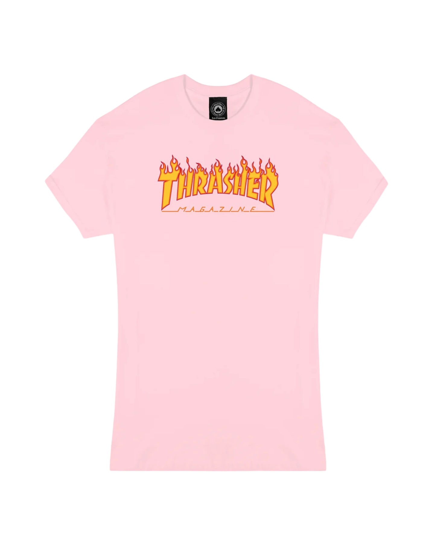 Thrasher Women’s V Neck T Shirt Flame