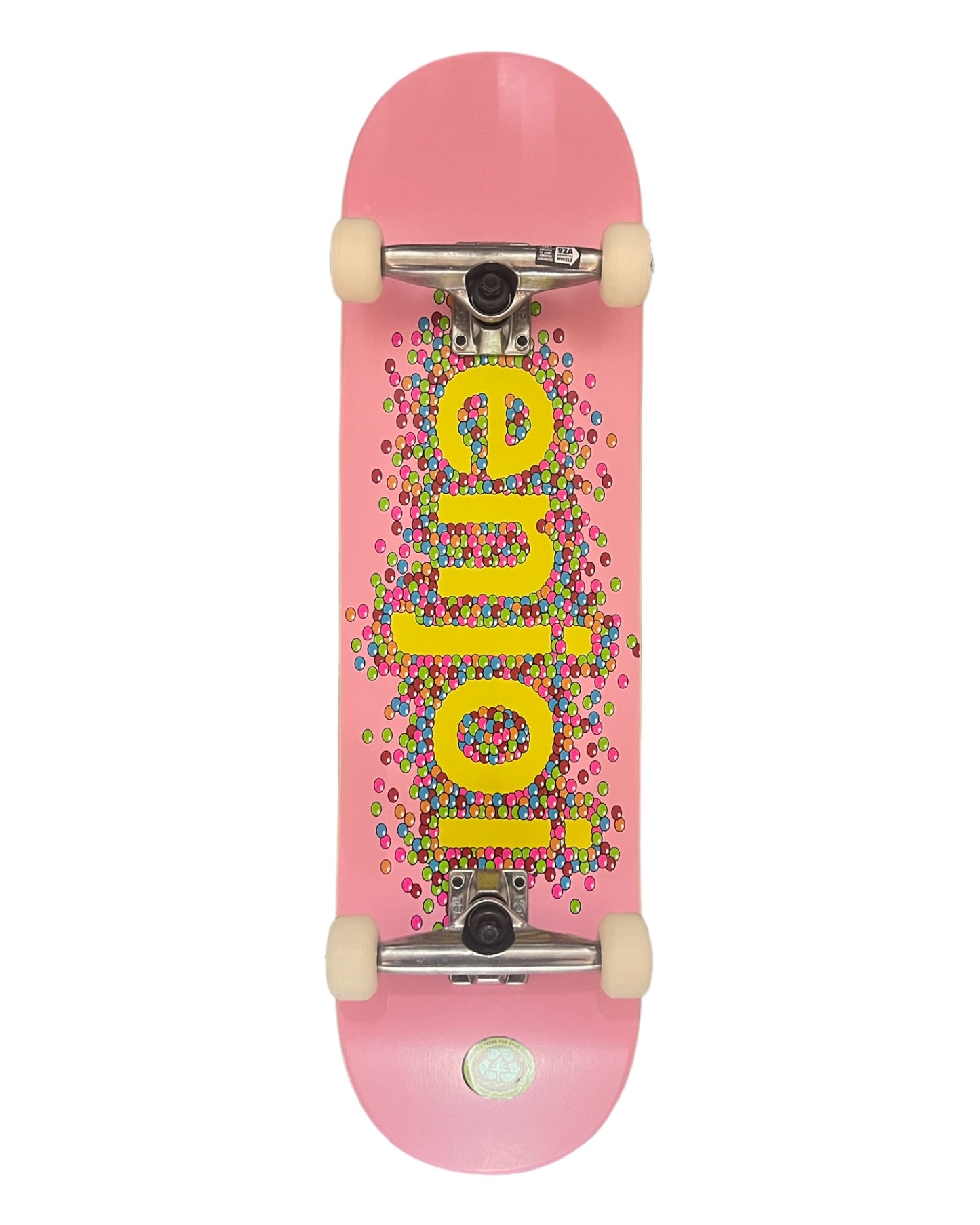 Enjoi Pink Marble Series Skateboard 8.25”