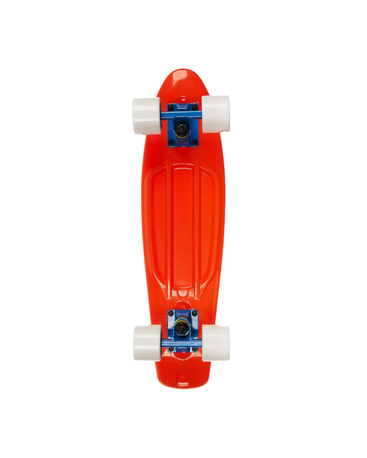 Red Plastic Mini Cruiser Skateboard L22"
