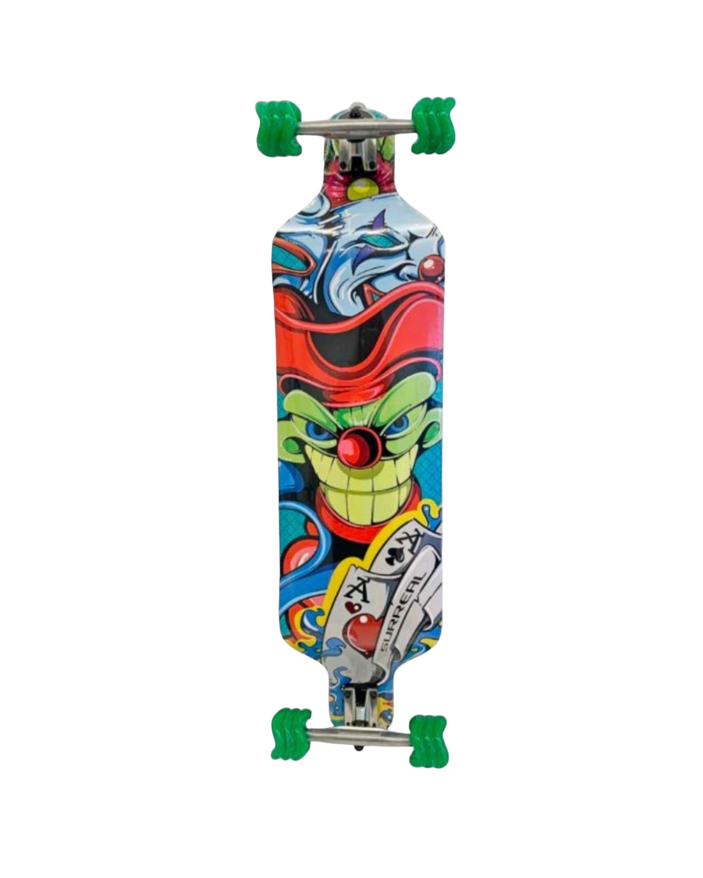 Joker Drop Down Longboard Skateboard With Shark Wheels 42”