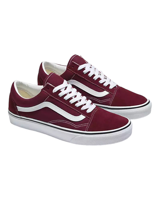 Van Old School Canvas Shoes Red / White