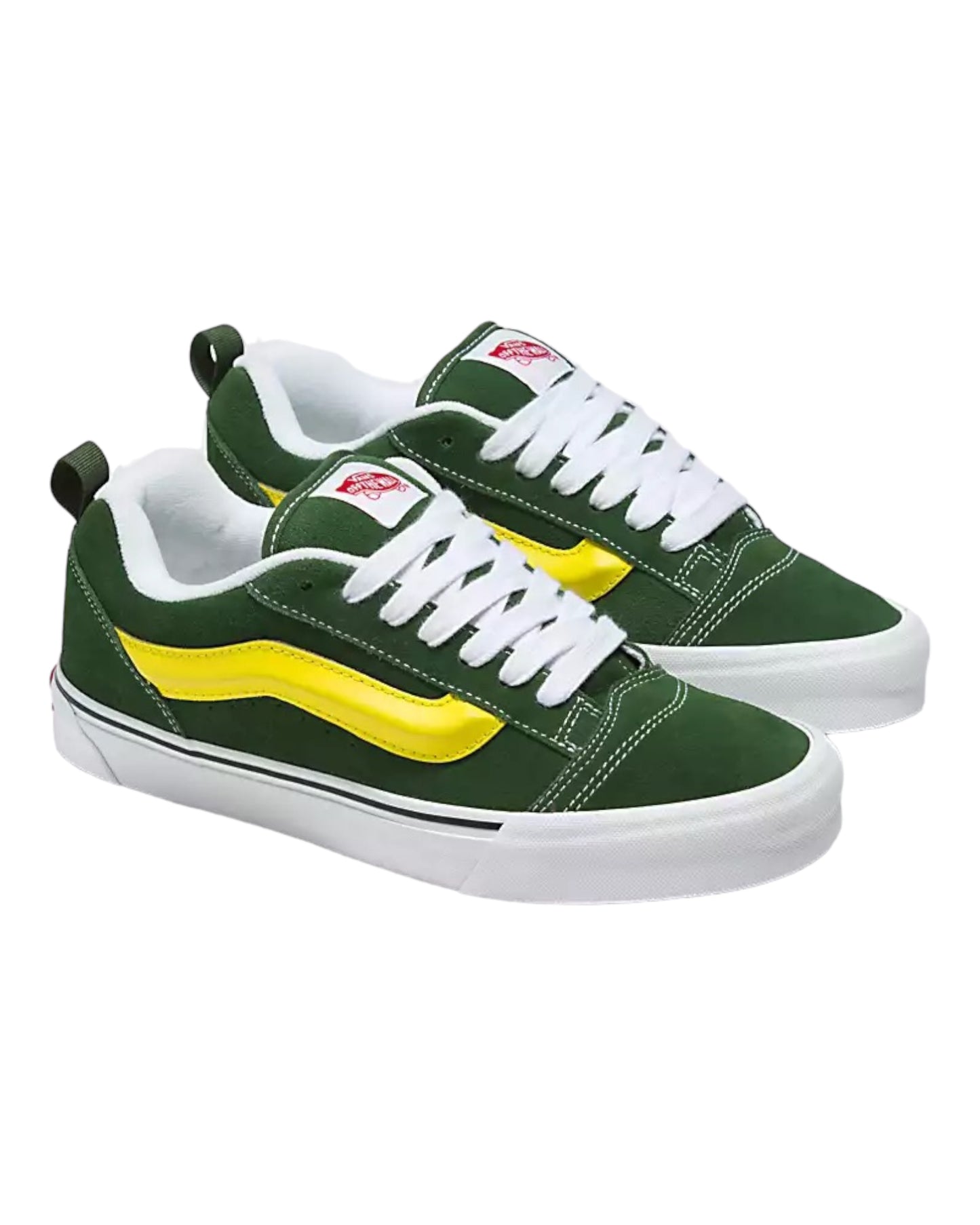 Vans Knu School Shoes Green / Yellow