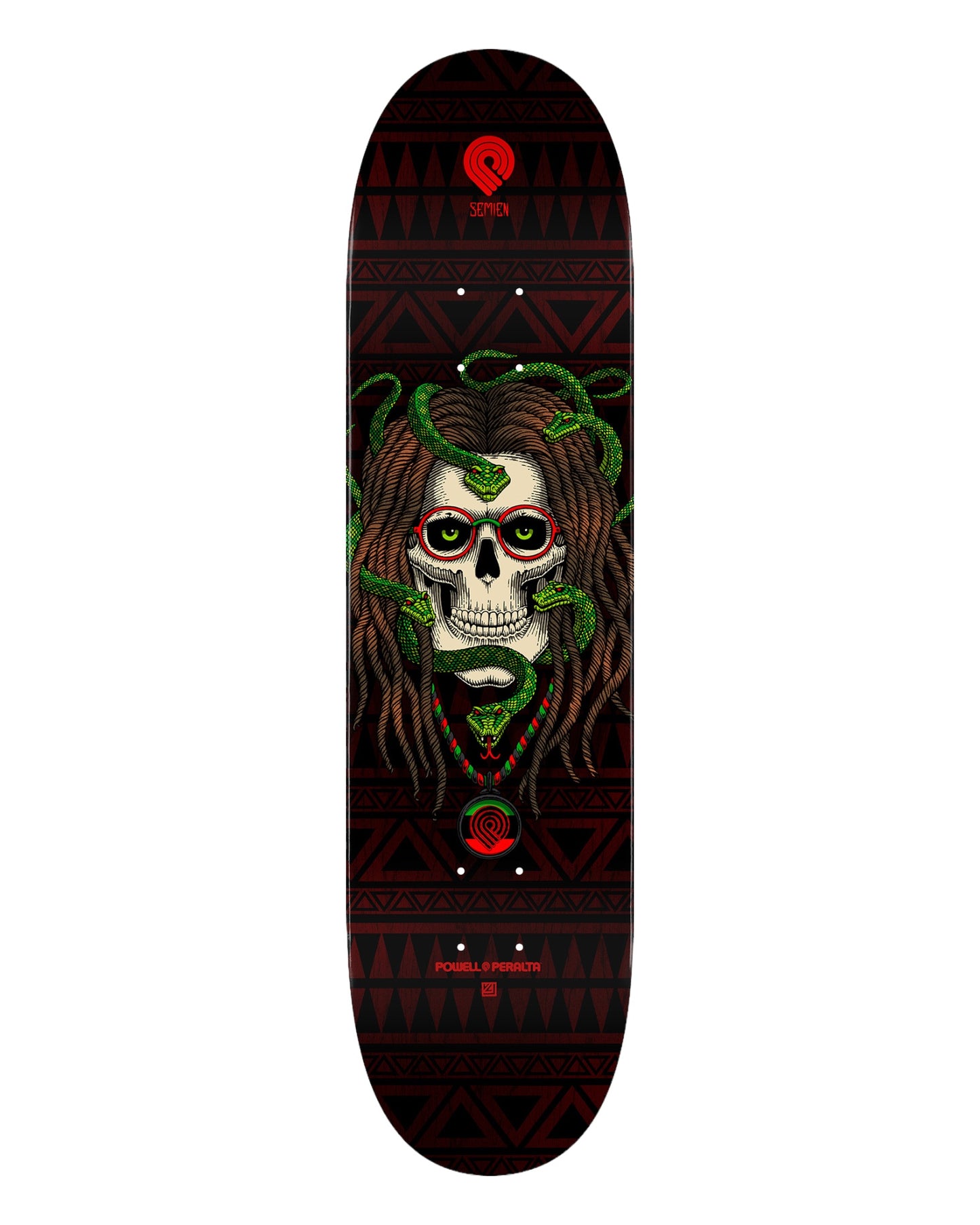 Powell Peralta Pro Spencer Semien Skull Skateboard Deck 8”