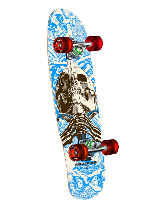 Powell Peralta Mini Skull & Sword Blue Complete Skateboard