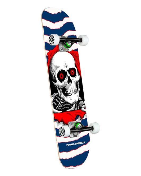 Powell Peralta Ripper One Off Navy Birch Complete Skateboard 8”