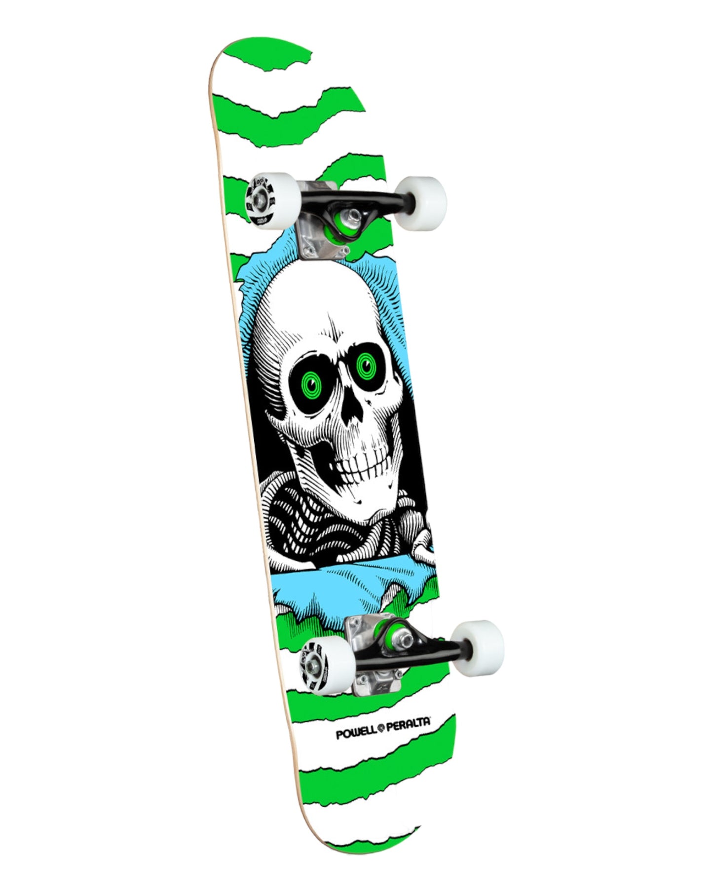 Powell Peralta Ripper One Off Green Birch Complete Skateboard 8.25”