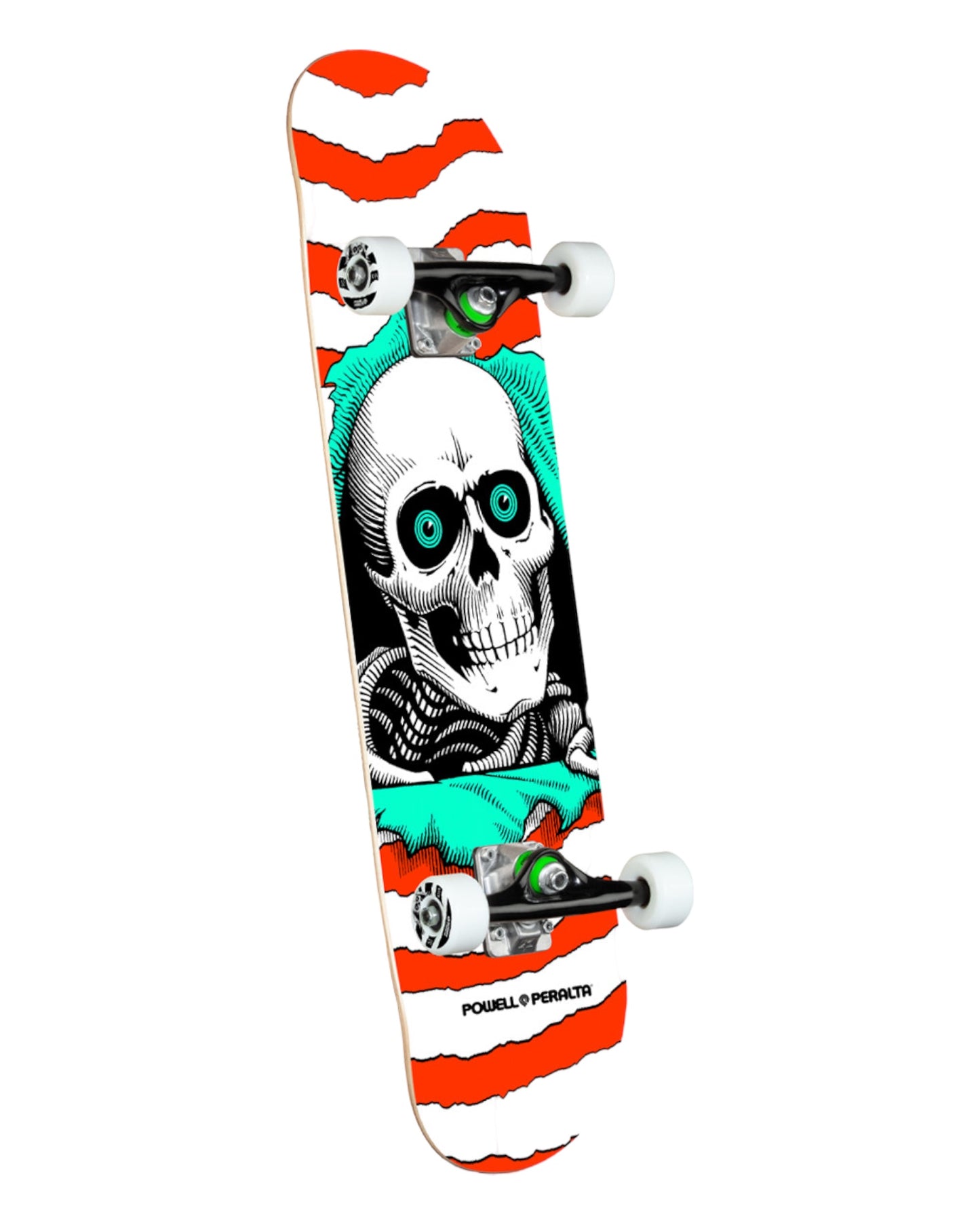 Powell Peralta Ripper One Off Orange Birch Complete Skateboard 8”