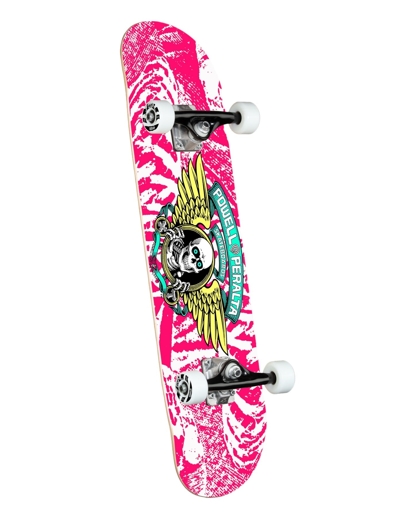 Powell Peralta Winged Ripper Birch Complete Skateboard - White/Pink
