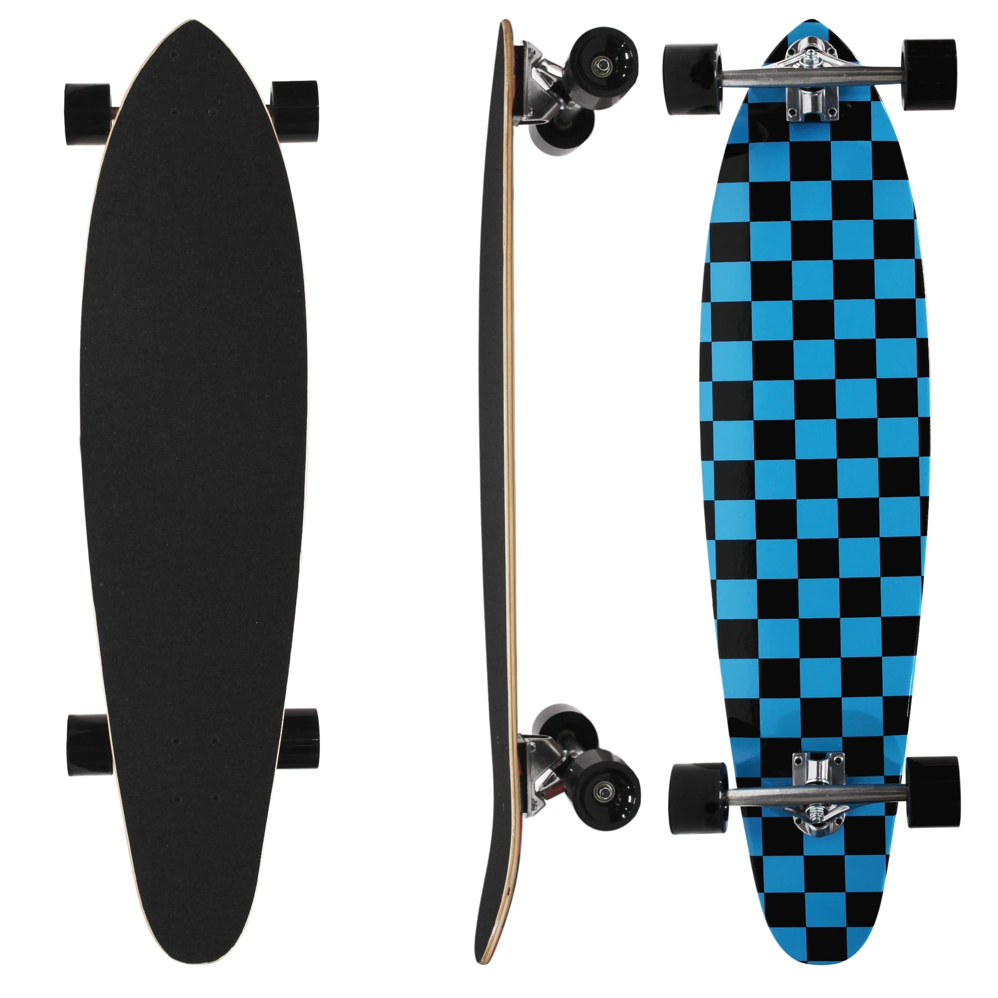 pin tail with kick tail longboard skateboard 